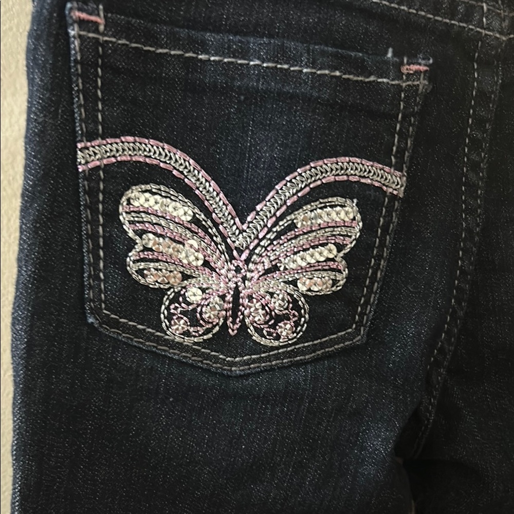 Levi's Blue Skinny Leg Denim Jeans - Picture 4 of 10